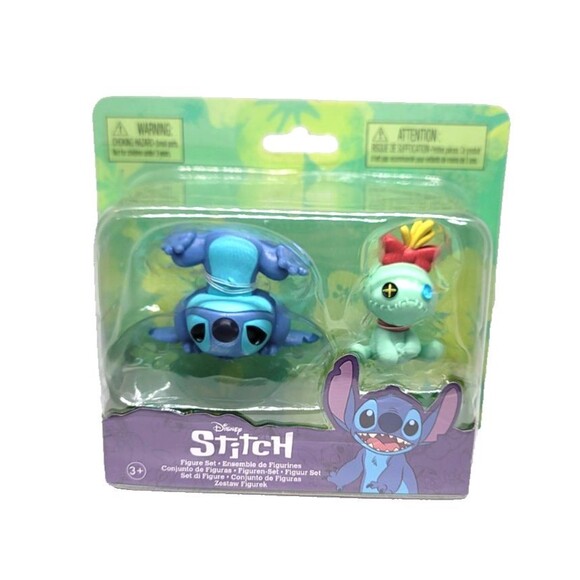 Disney Stitch Figure Set Scrump & Stitch 2-Pack New in Package - Picture 1 of 4